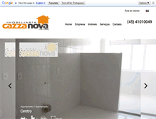 Tablet Screenshot of cazzanova.com.br